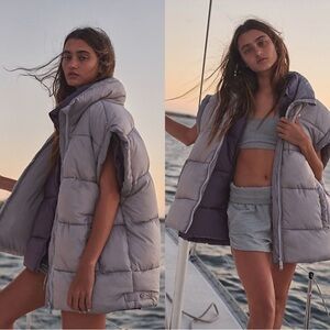 Free People In a Bubble Vest